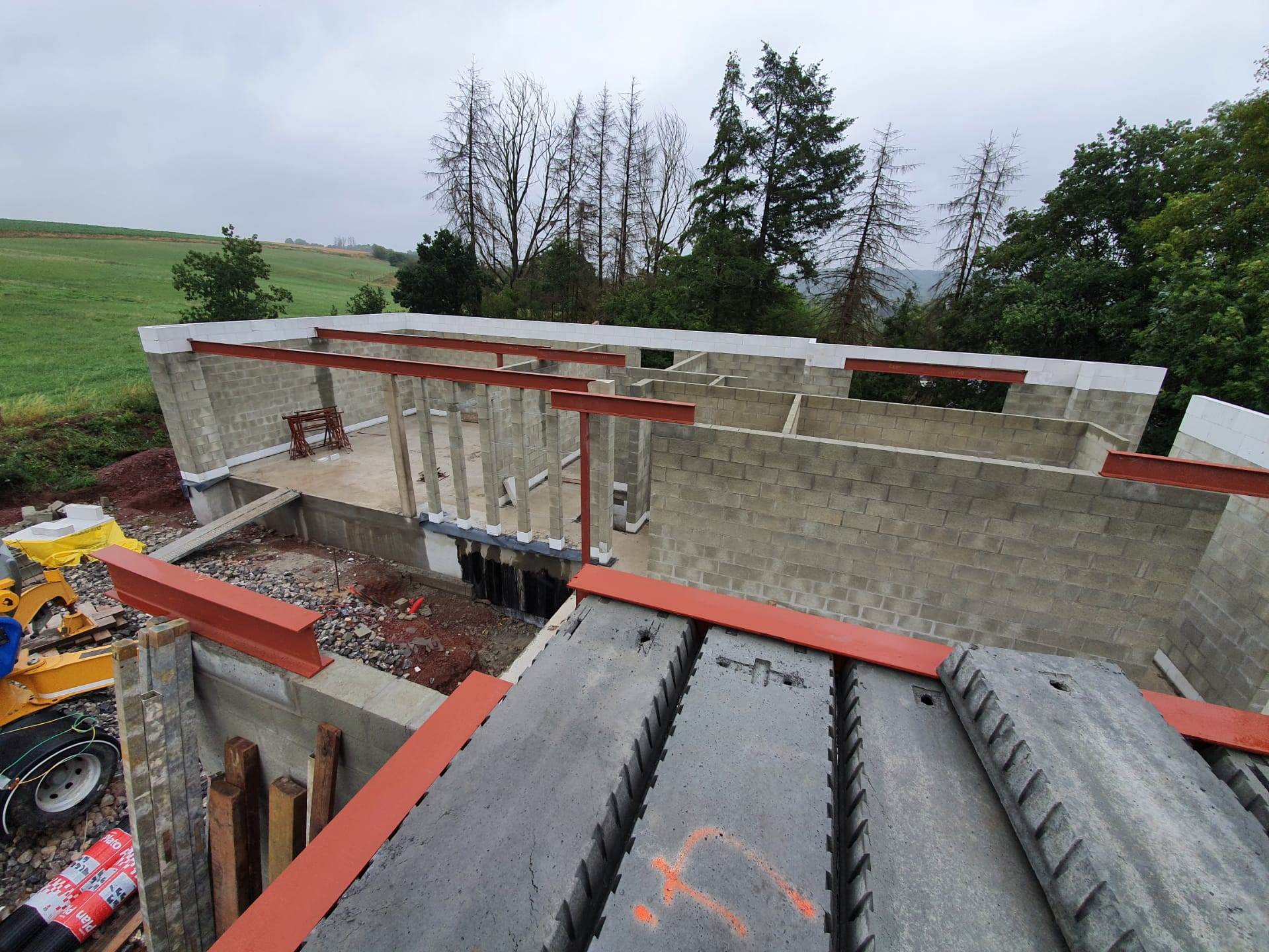 Construction d'une villa