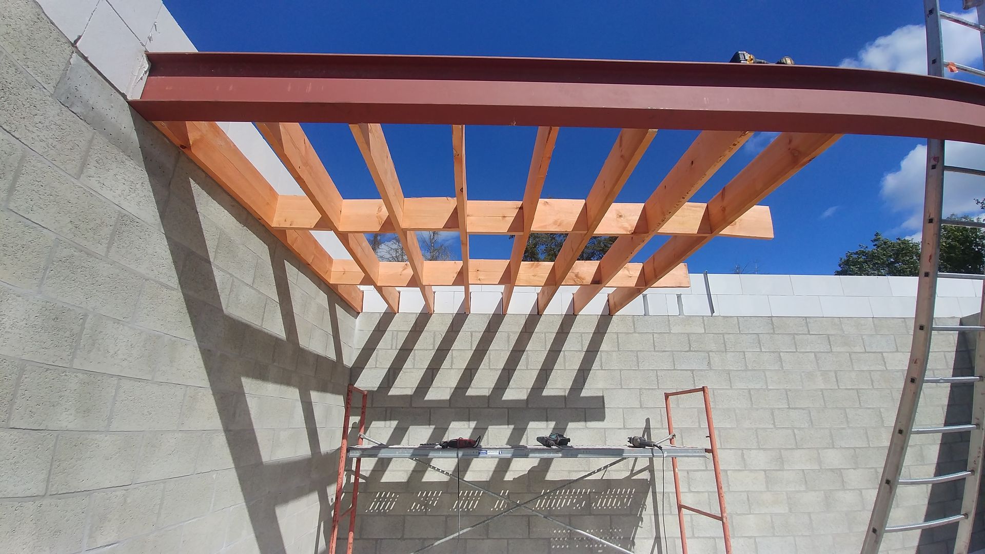Construction d'une villa