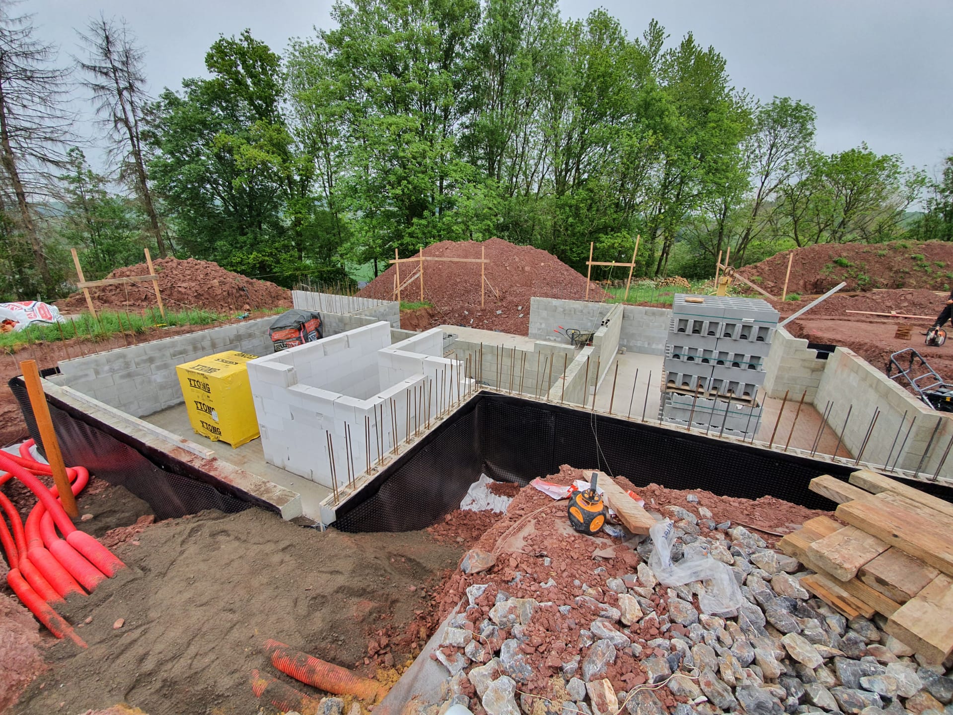 Construction d'une villa